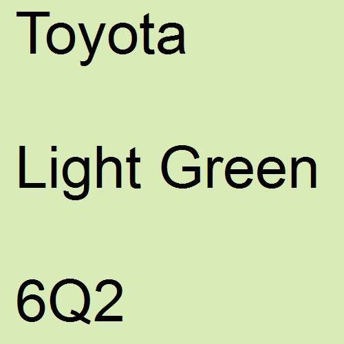 Toyota, Light Green, 6Q2.